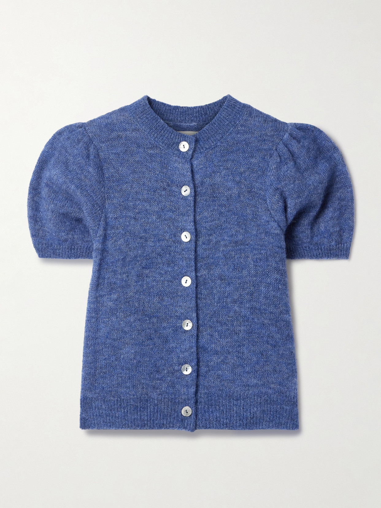 Doen Anisa Alpaca-blend Cardigan In Blue