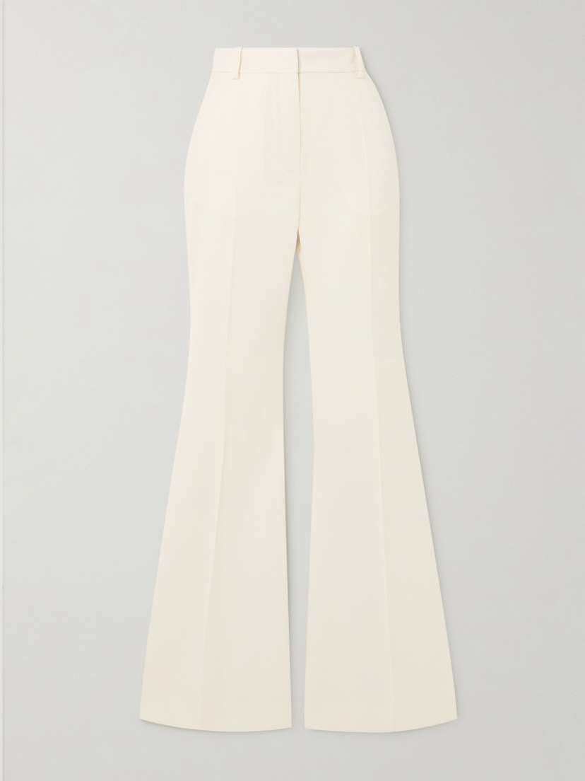 Nina Ricci Wool-gabardine Flared Pants