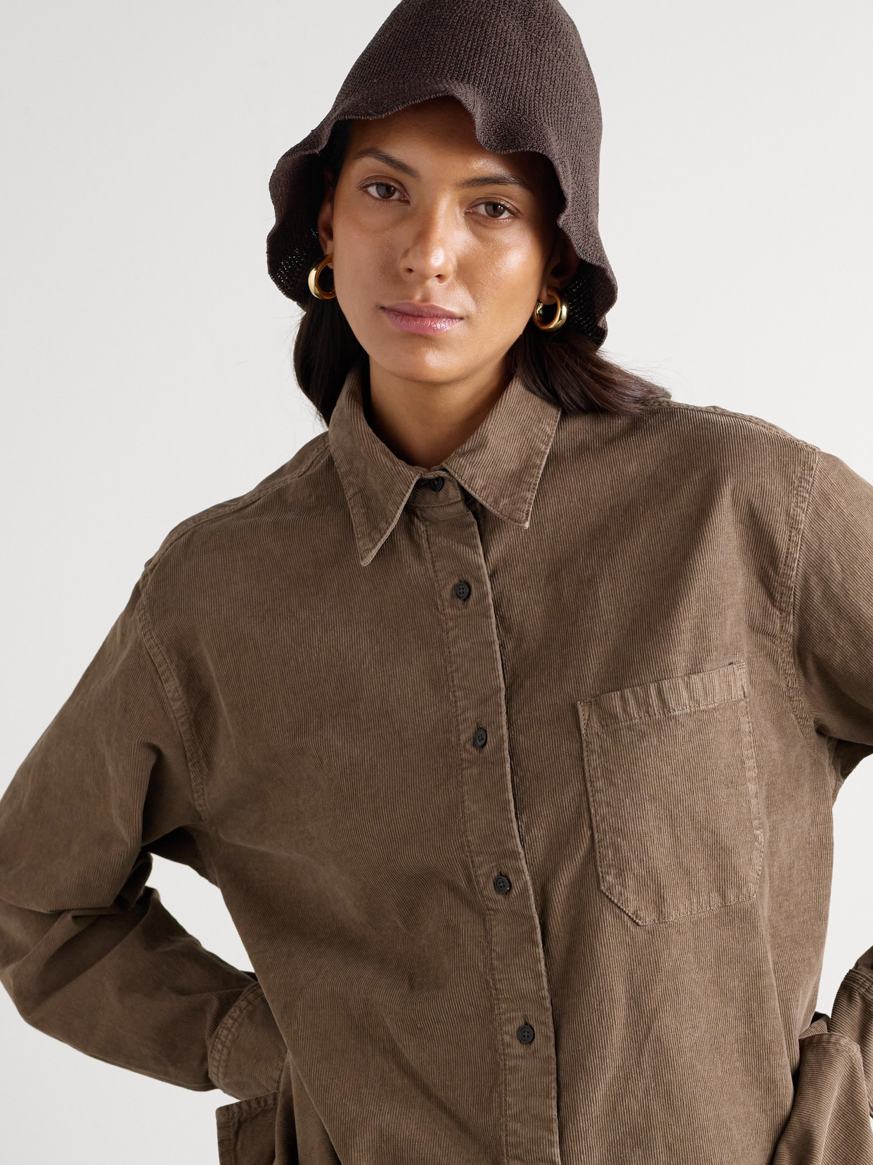 The Row Brown Jashi Bucket Hat In Brown