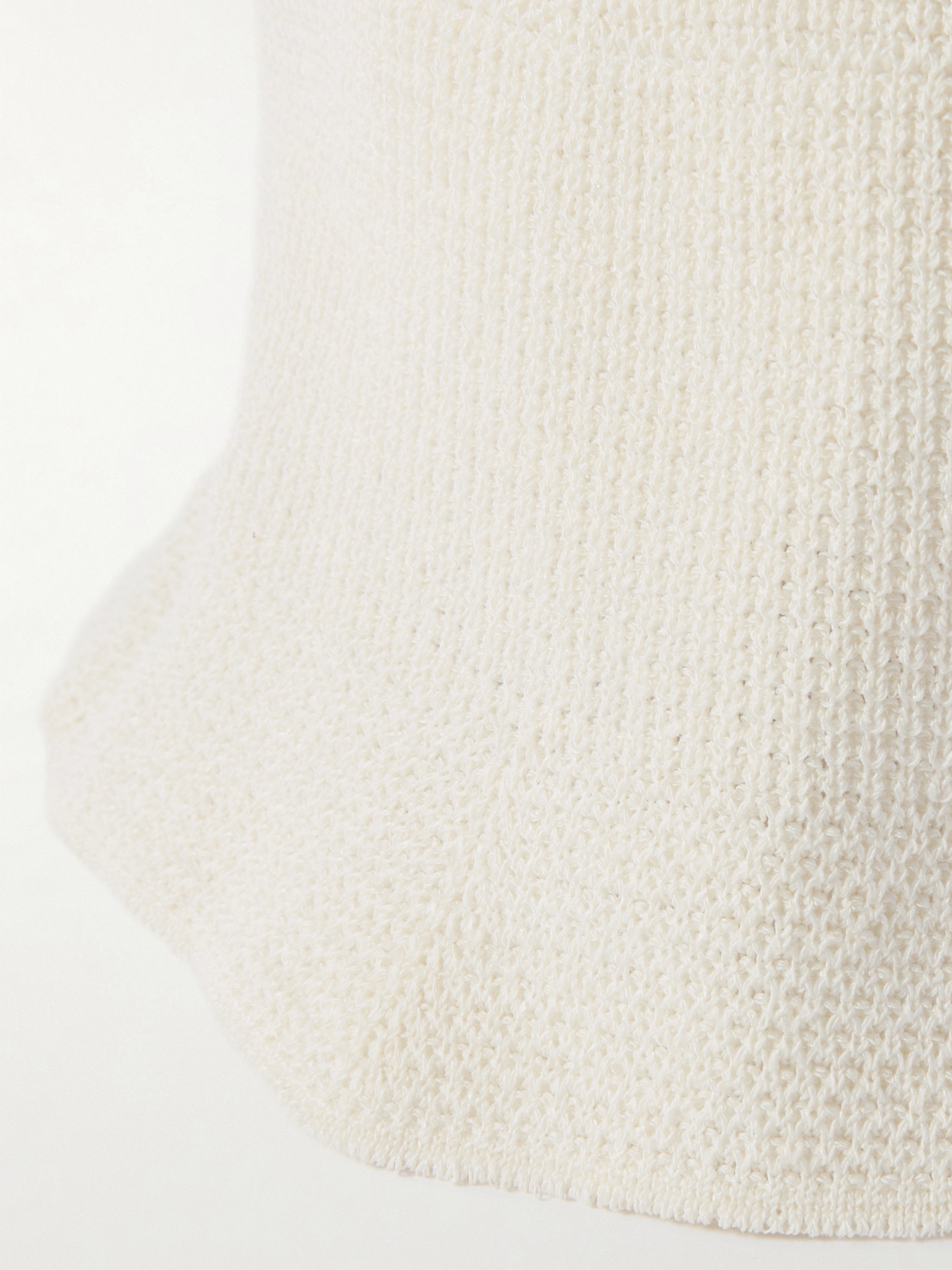 The Row Jashi Linen-blend Bucket Hat In Ivory