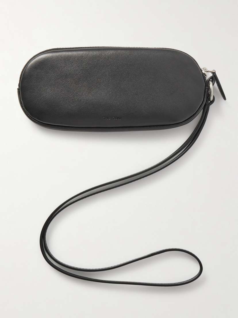 The Row Leather Sunglasses Case