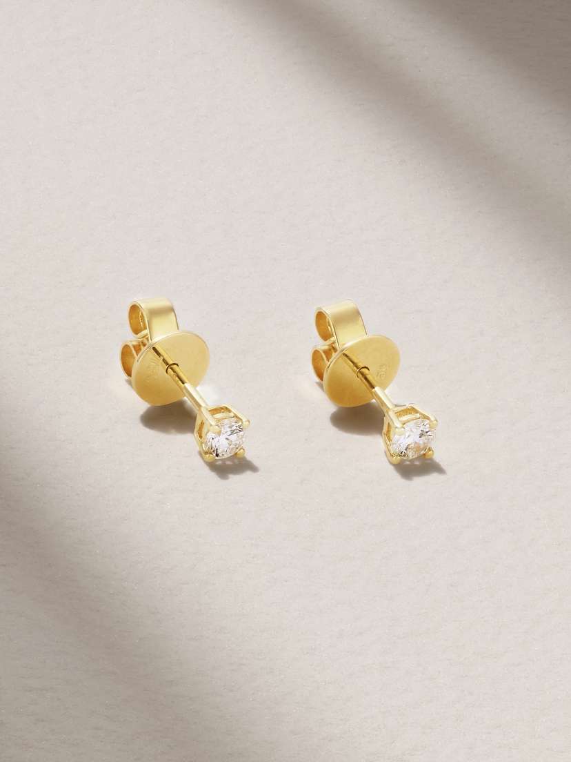 Anita Ko 18-karat Gold Diamond Earrings