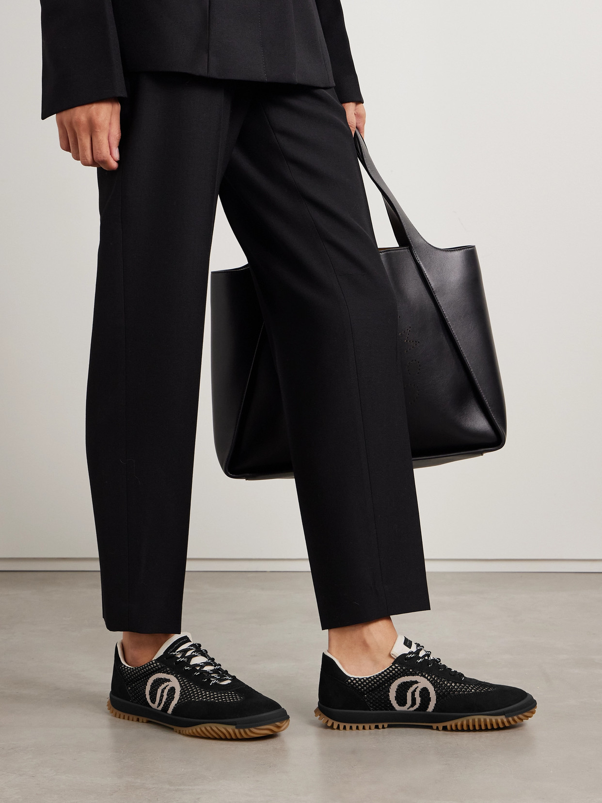 Stella Mccartney Stella Mc Cartney S Wave Donna Fabric Sneakers Black