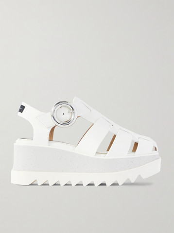 Stella McCartney Elyse recycled wedge sandals