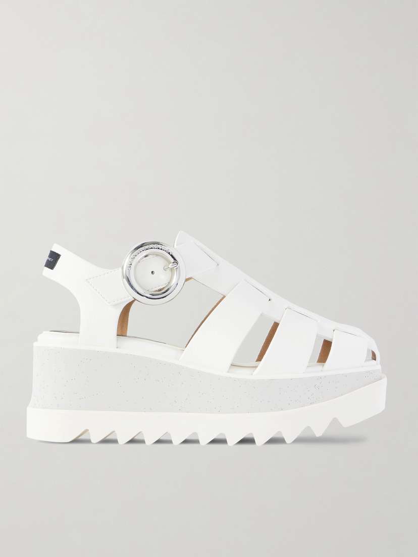 Stella McCartney Elyse Recycled Wedge Sandals