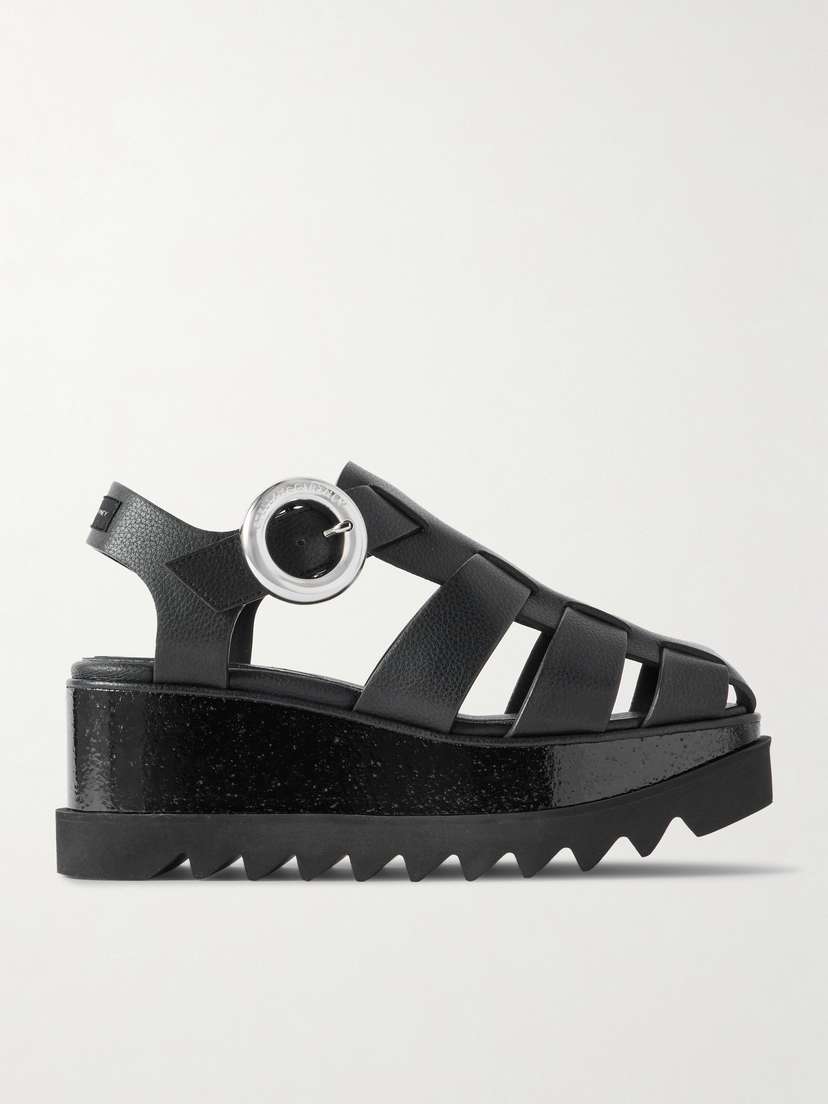 Stella McCartney Elyse Recycled Wedge Sandals