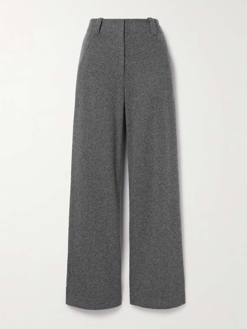 Proenza Schouler Violet Felt Wide-leg Pants