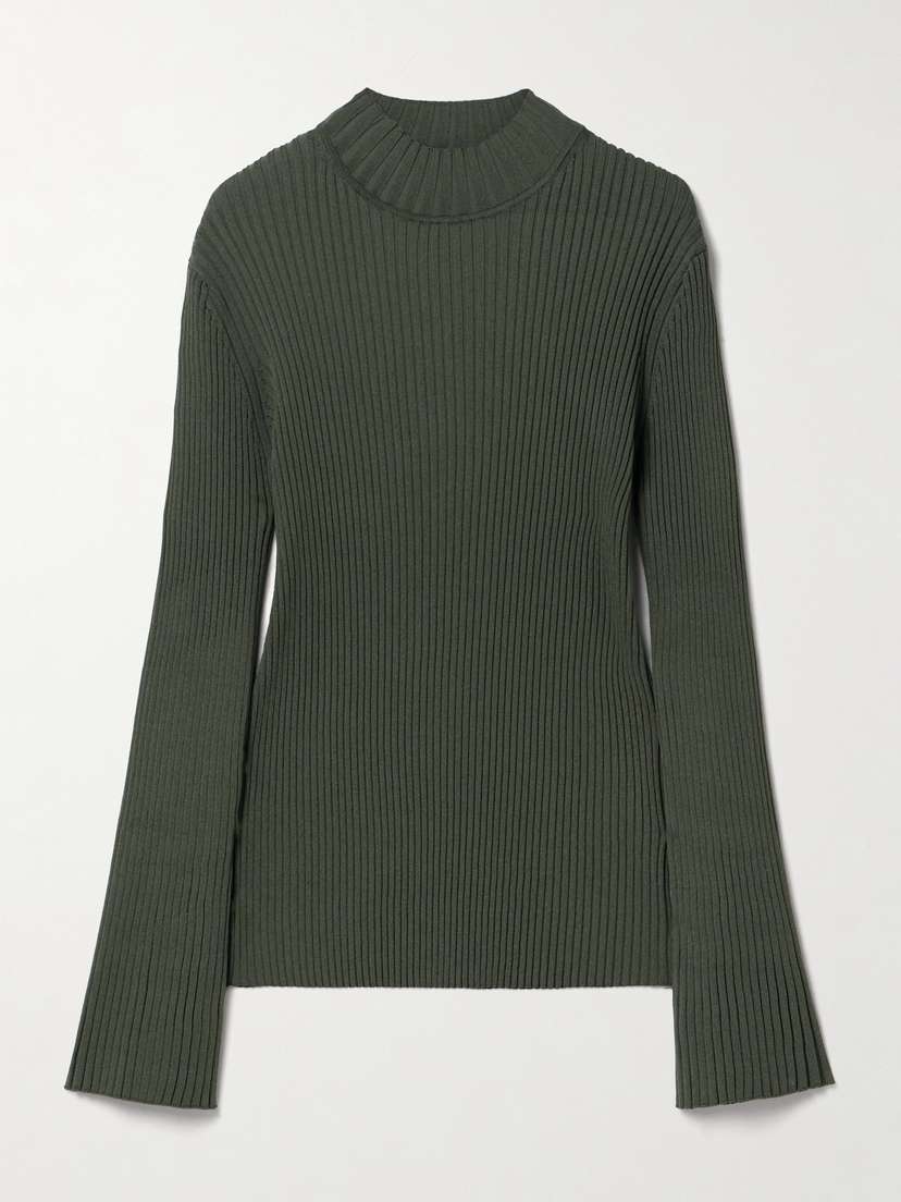 Proenza Schouler Abigail Ribbed-knit Top