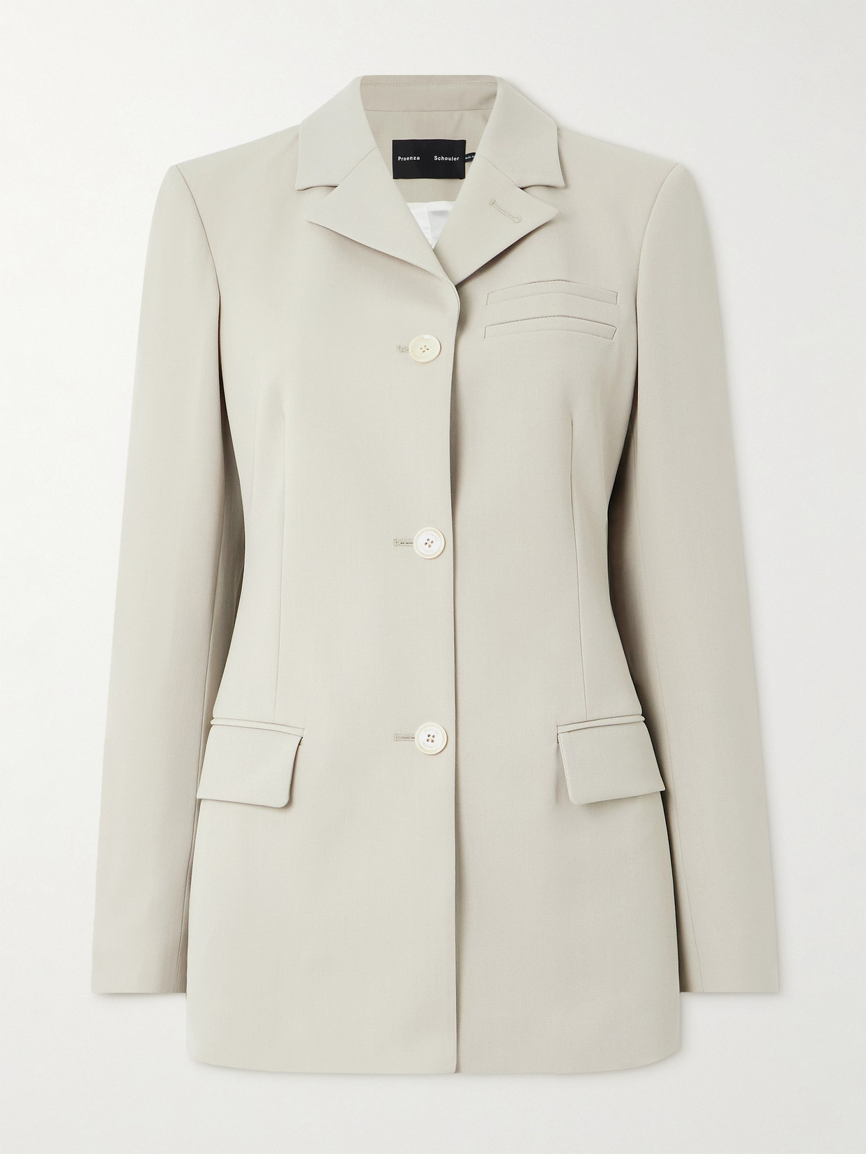 Proenza Schouler - Lark Wool-blend Blazer - Gray