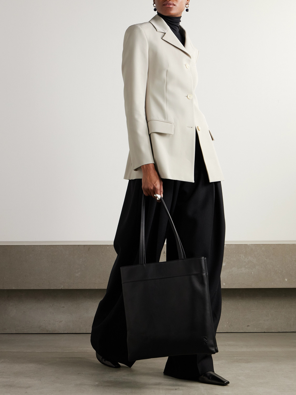 PROENZA SCHOULER LARK WOOL-BLEND BLAZER 