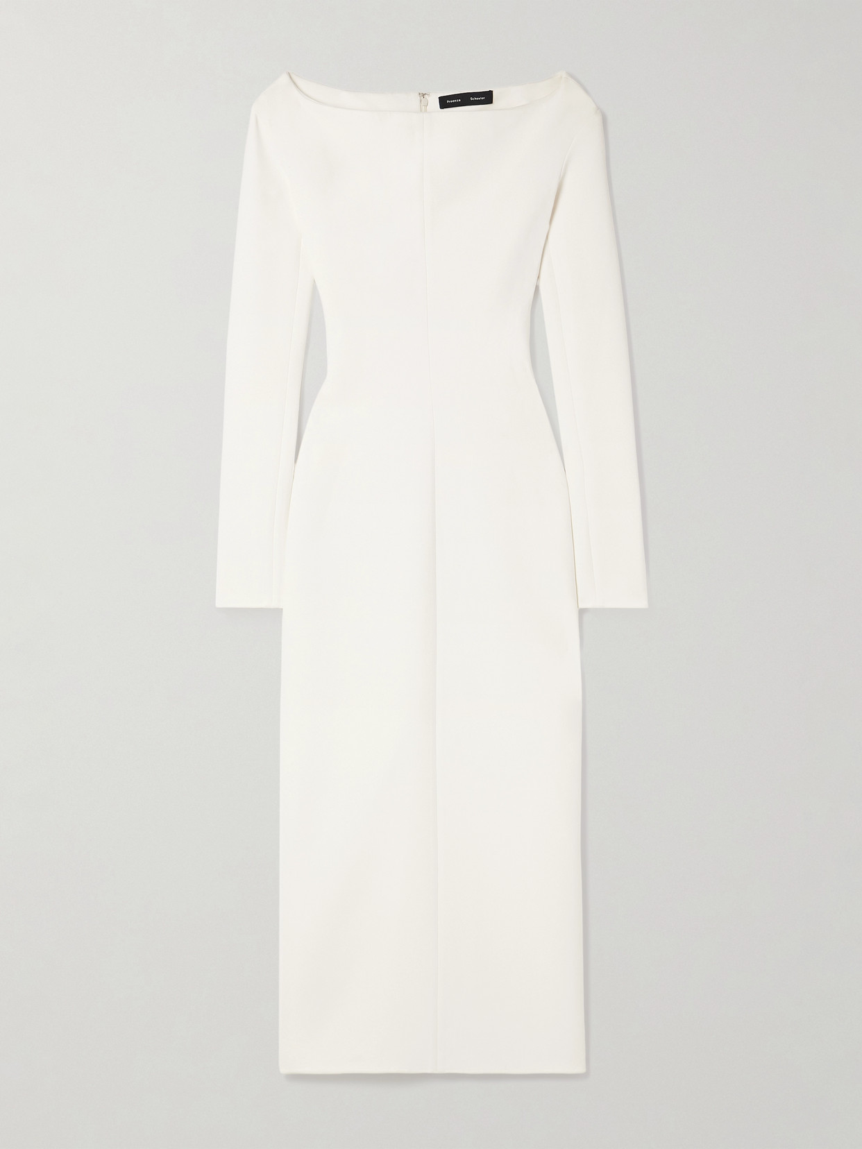 Proenza Schouler Yara Cady Midi Dress In White