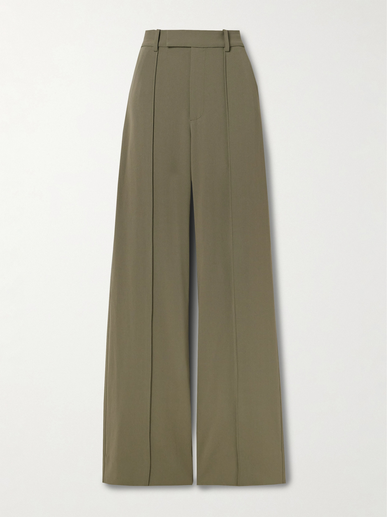 Proenza Schouler - Weyes Crepe Straight-leg Pants - Green