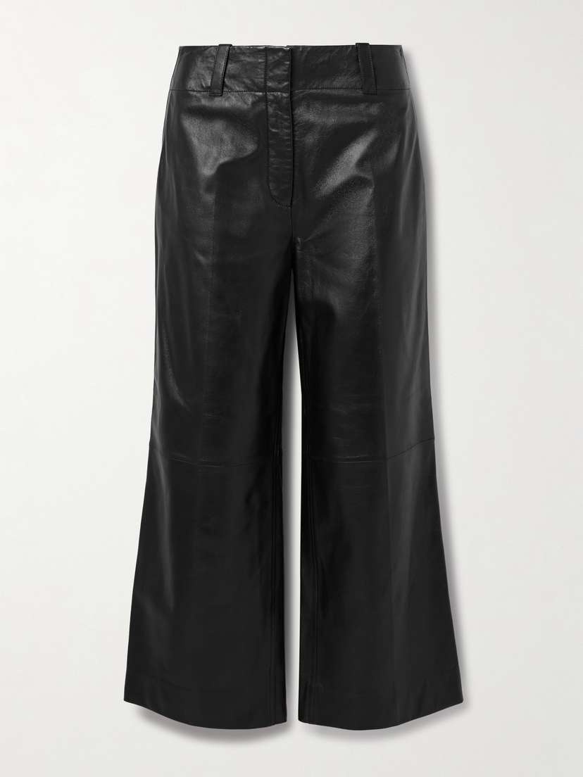Proenza Schouler Noland Leather Wide-leg Pants
