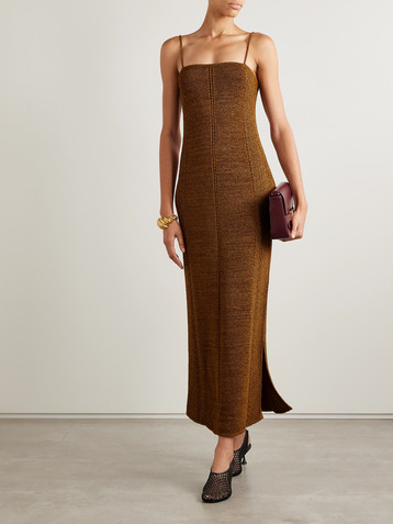 Proenza Schouler Suki pointelle-knit maxi dress