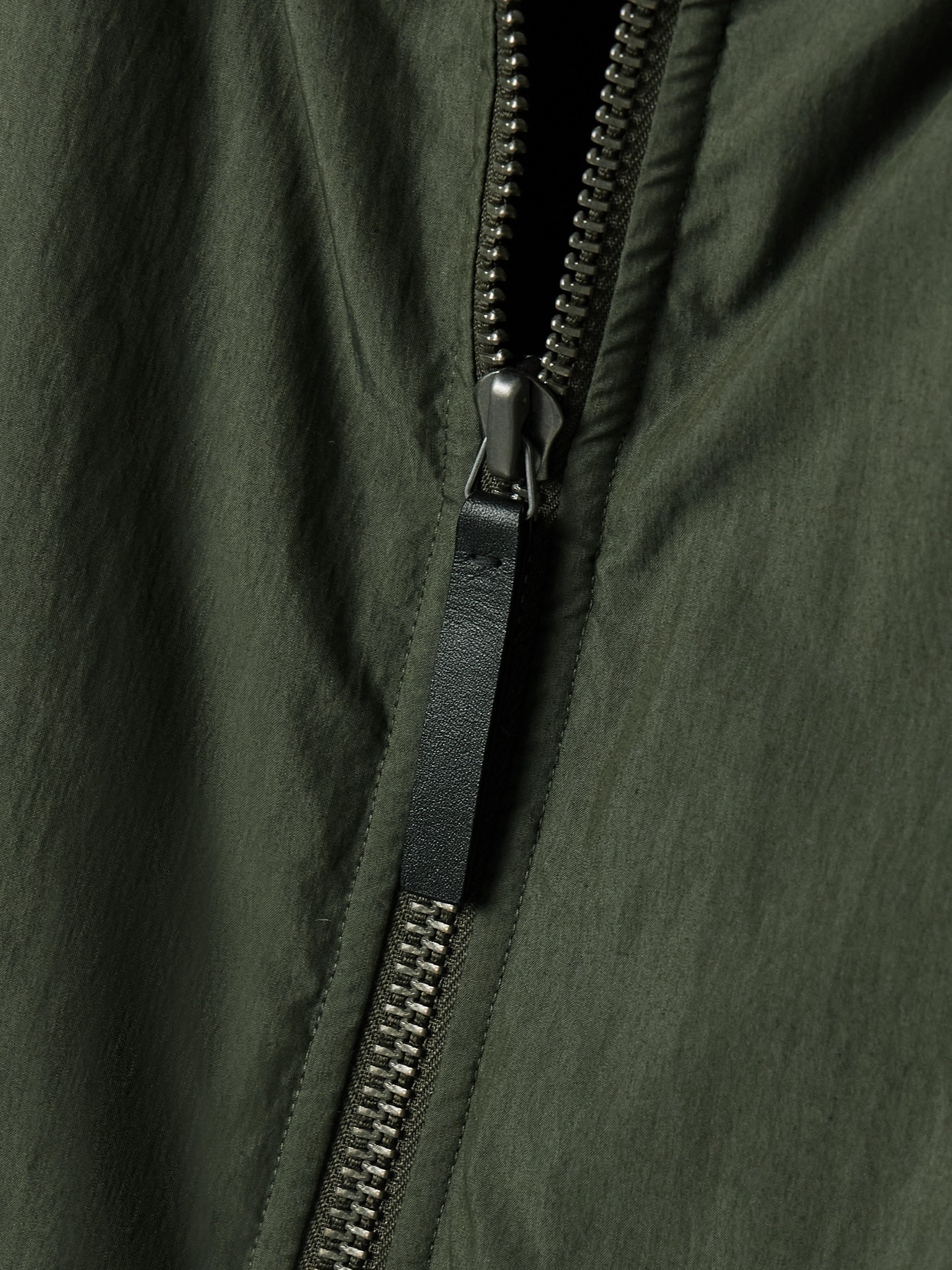 Proenza Schouler White Label Veronica Ribbed-knit Trimmed Padded Cotton-blend Shell Coat In Green