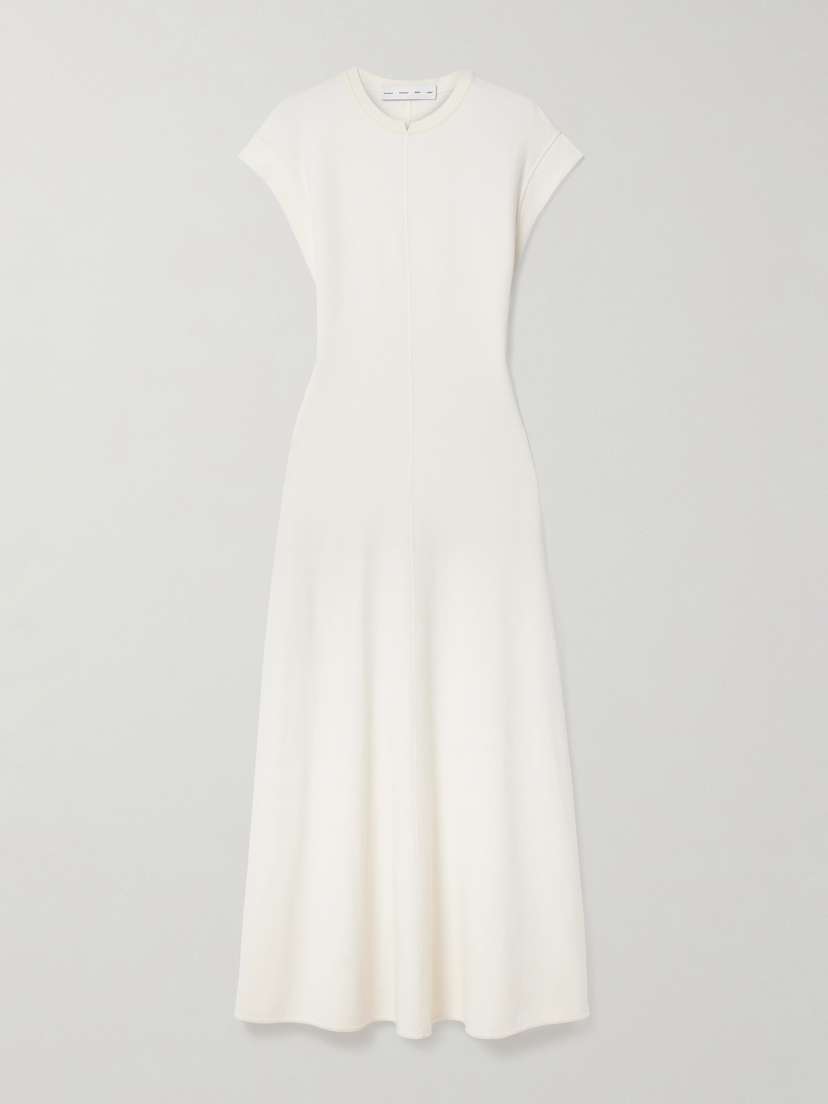 Proenza Schouler White Label Melanie Ribbed Cotton-blend Maxi Dress