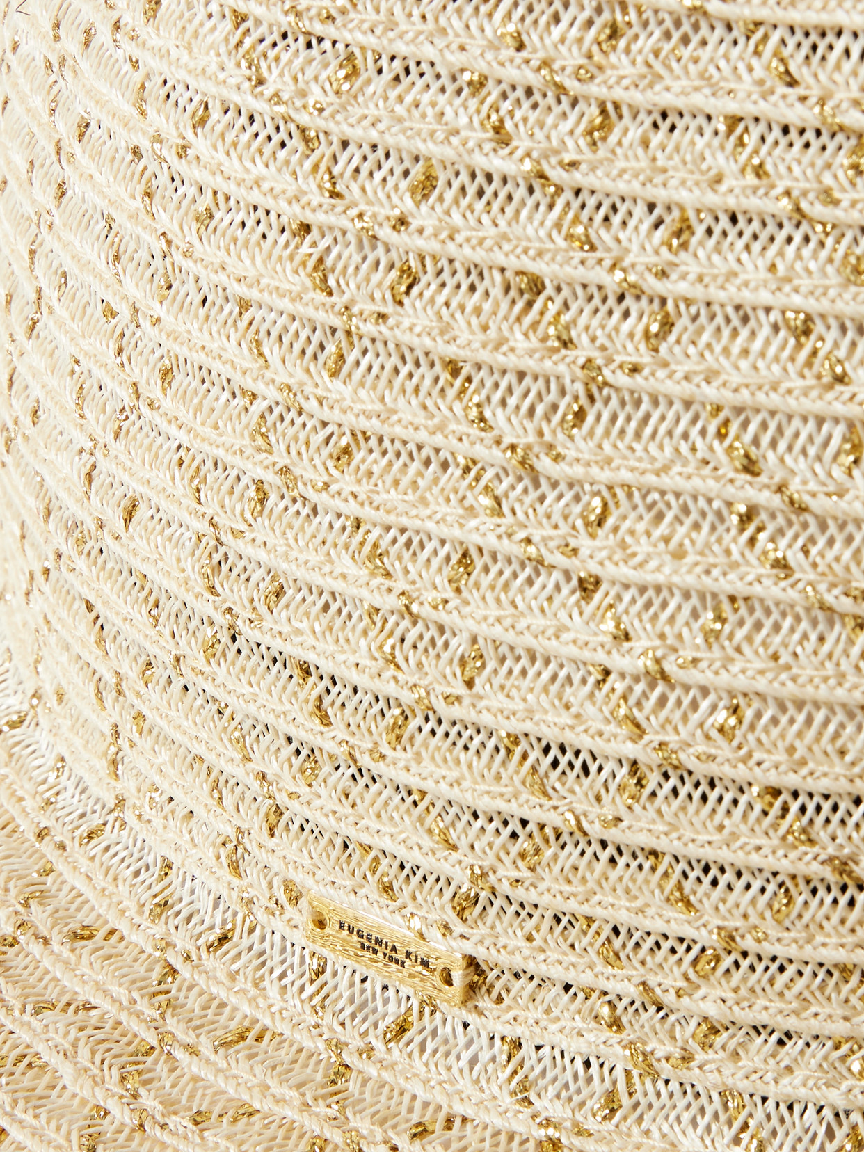 Eugenia Kim Courtney Hemp Straw Fedora Hat In Neutrals