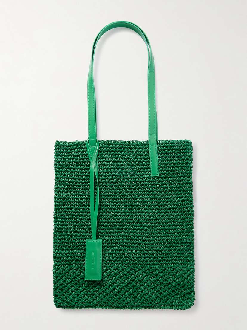Eugenia Kim Chelsea Leather-trimmed Crochet Tote
