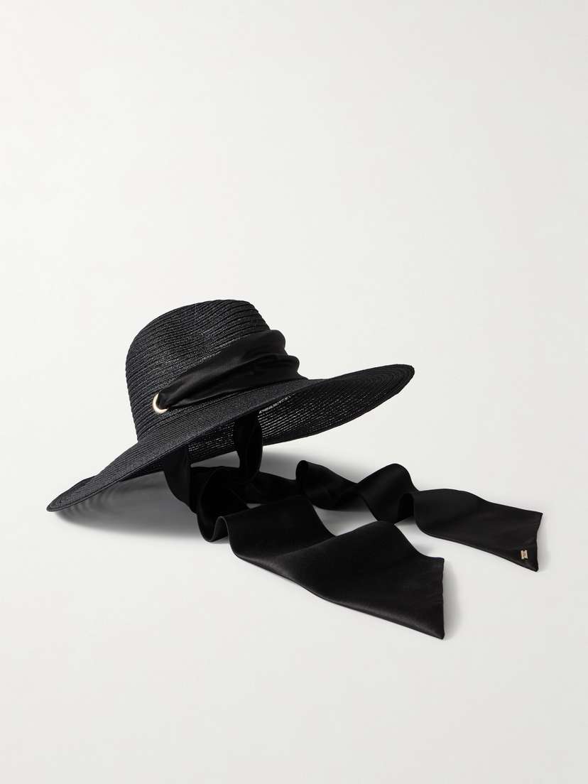 Eugenia Kim Cassidy Grosgrain-trimmed Hemp Sunhat