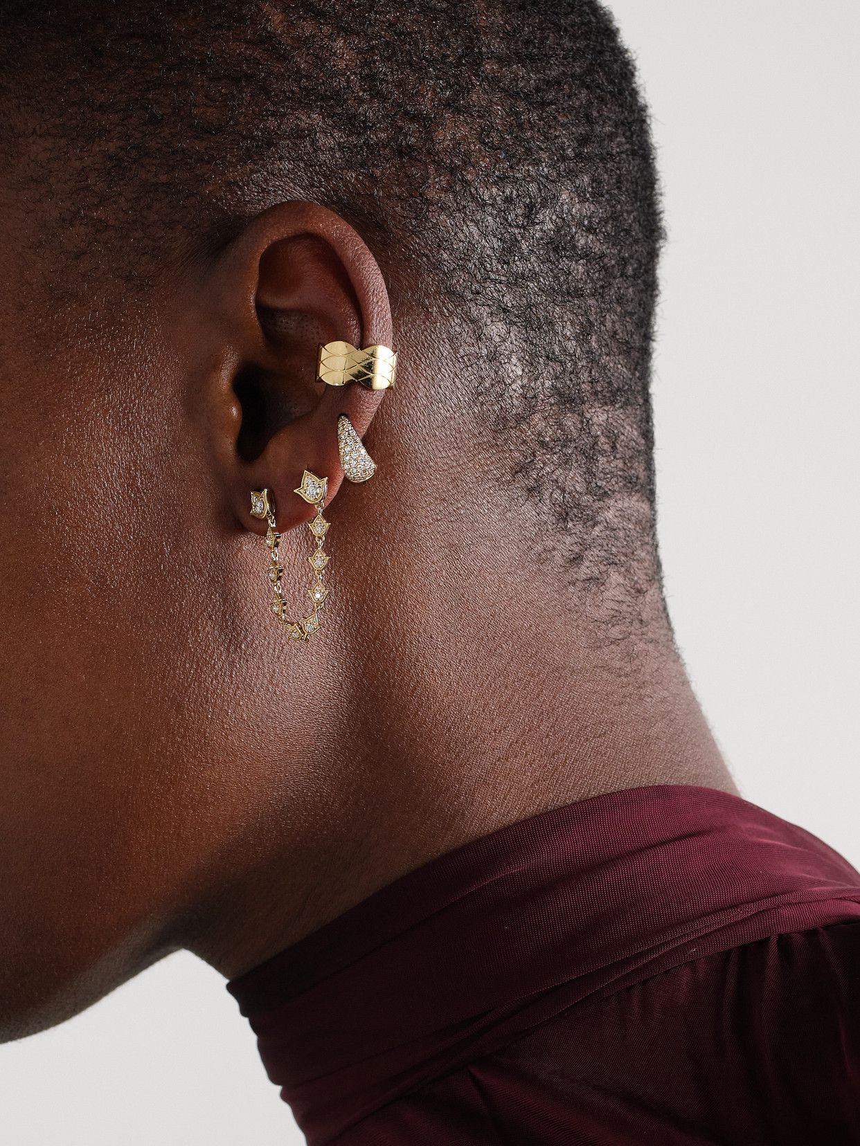 Anita Ko Baby Claw 18-karat Gold Diamond Earrings In Gold