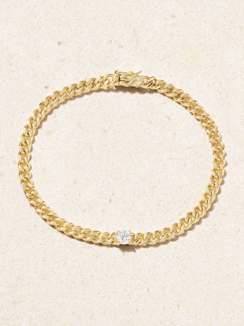 Anita Ko 18-karat Gold Diamond Bracelet