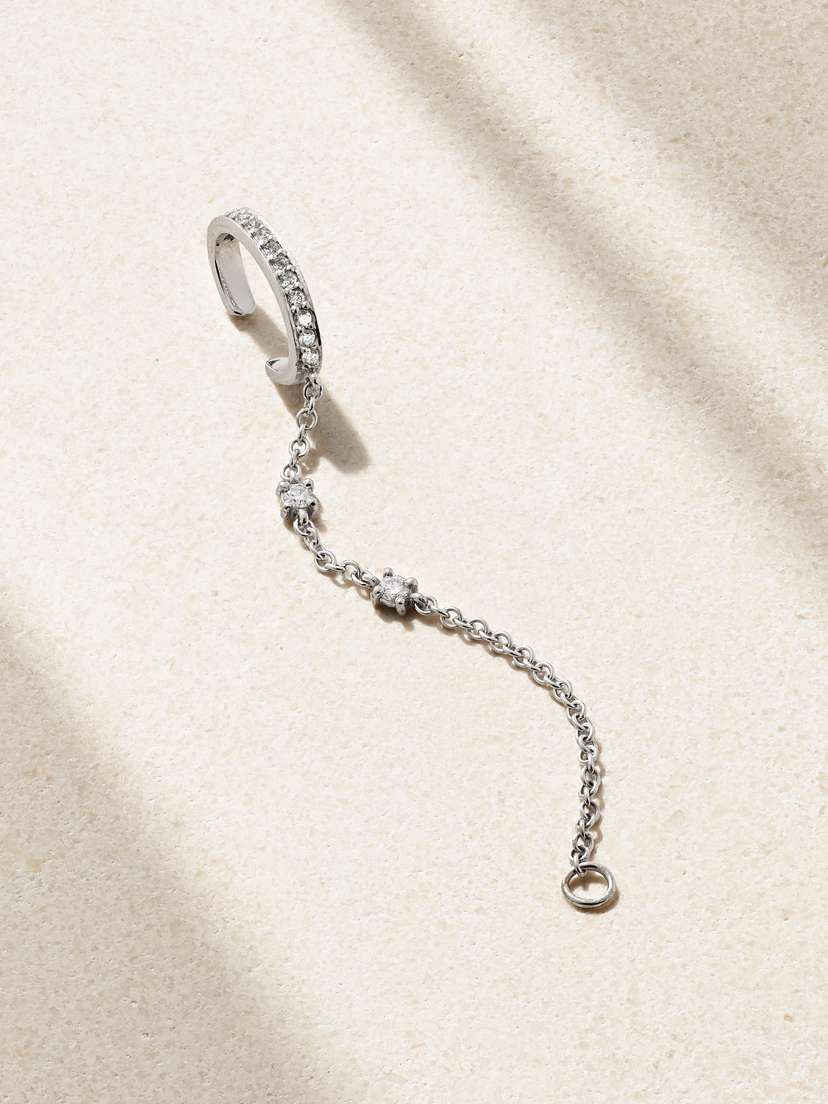 Anita Ko 18-karat White Gold Diamond Ear Cuff