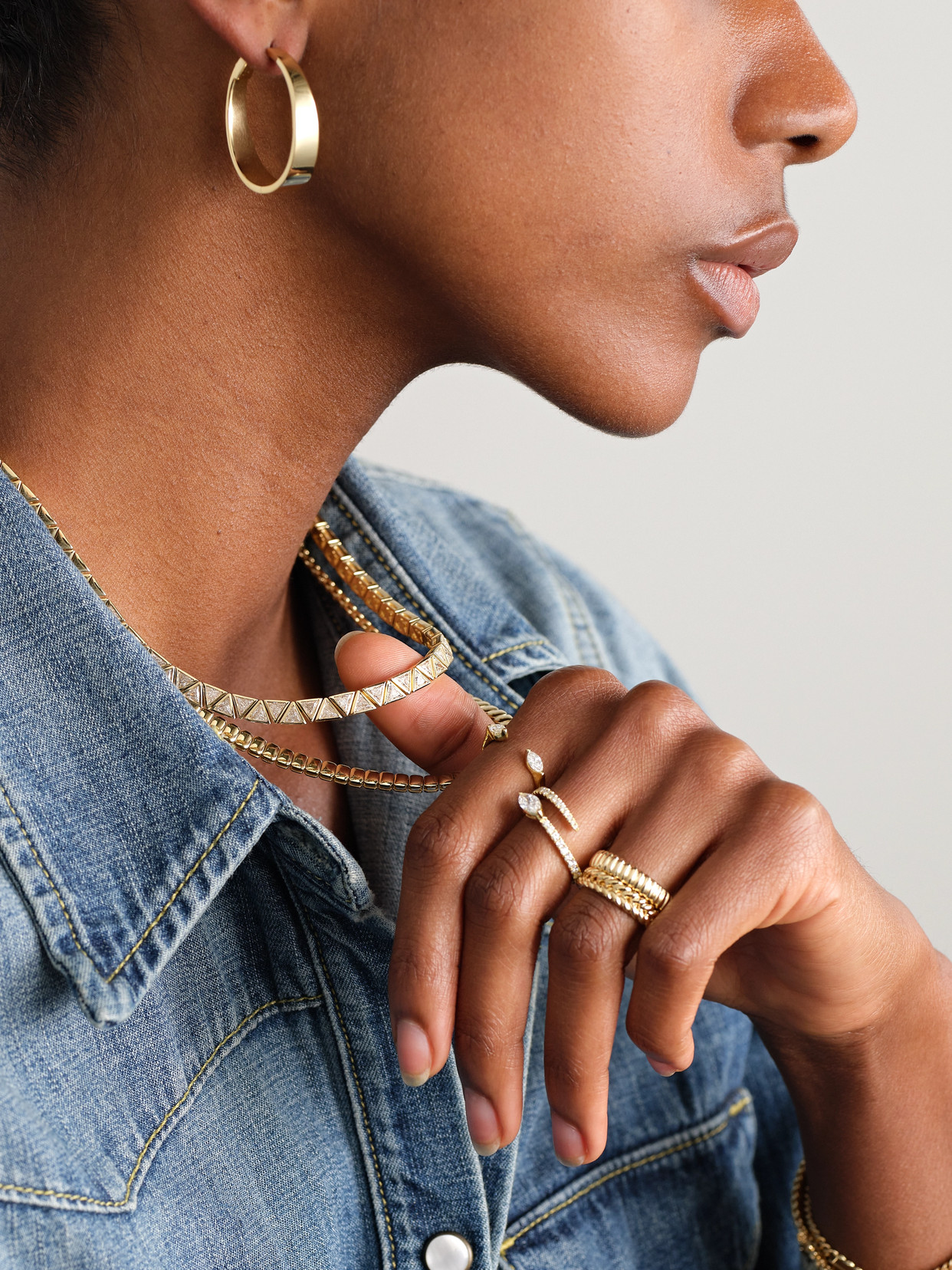 Anita Ko Orbit 18-karat Gold Diamond Ring In Gold