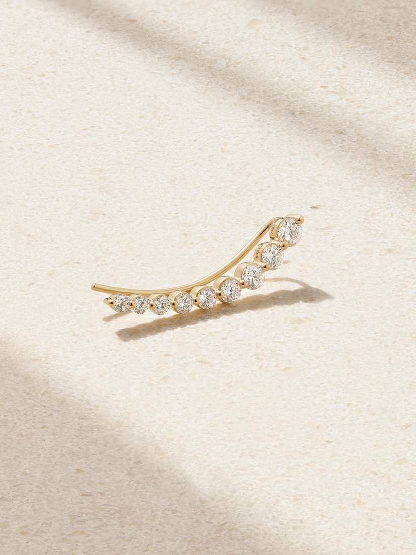 Anita Ko 18-karat Gold Diamond Single Earring