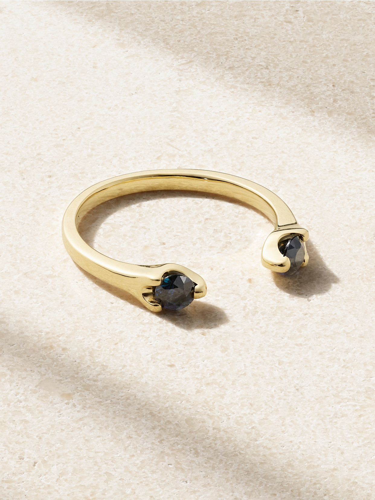 Anita Ko - Orbit 18-karat Gold Sapphire Ring - Blue