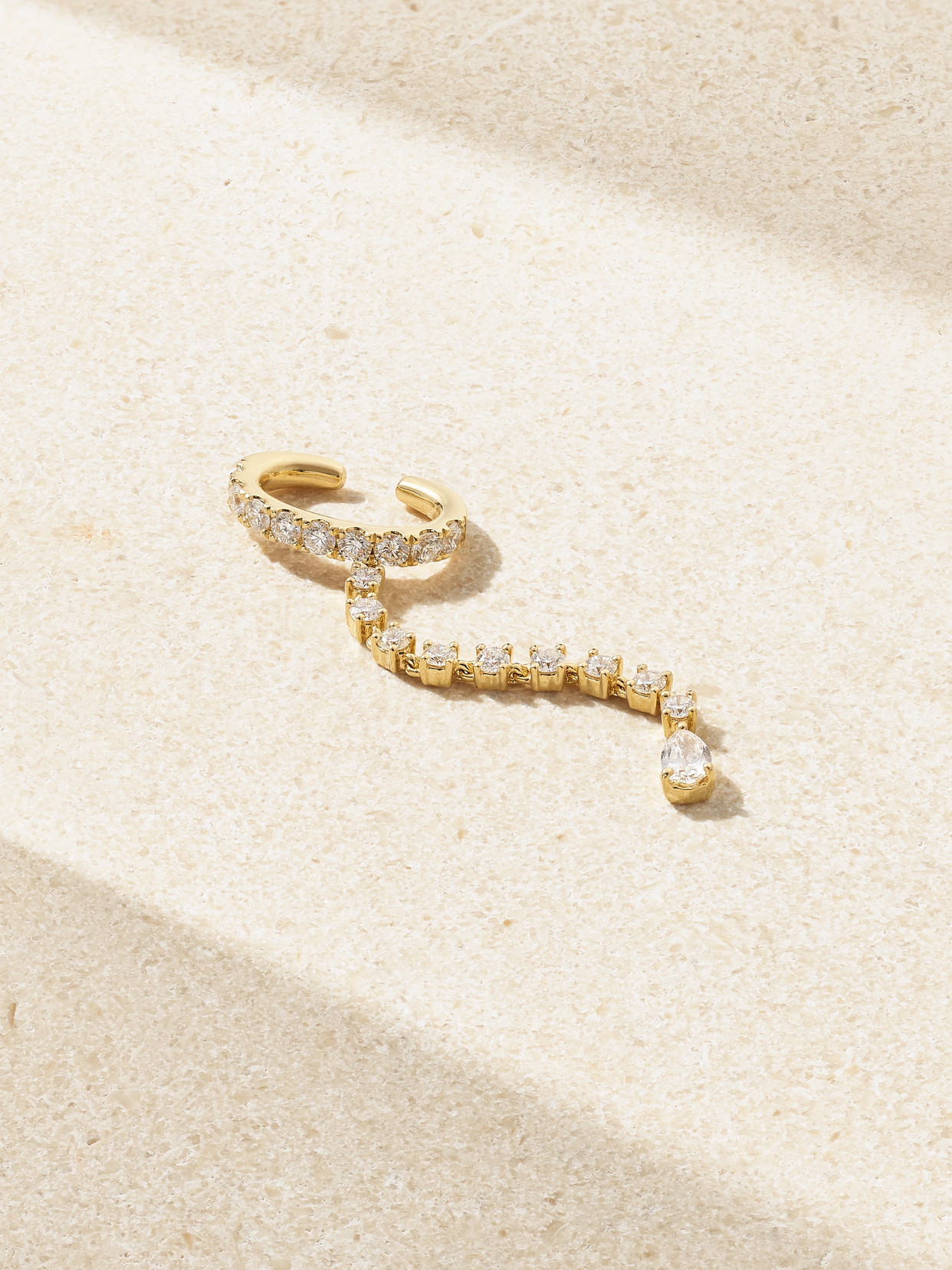 Anita Ko - 18-karat Gold Diamond Ear Cuff - L