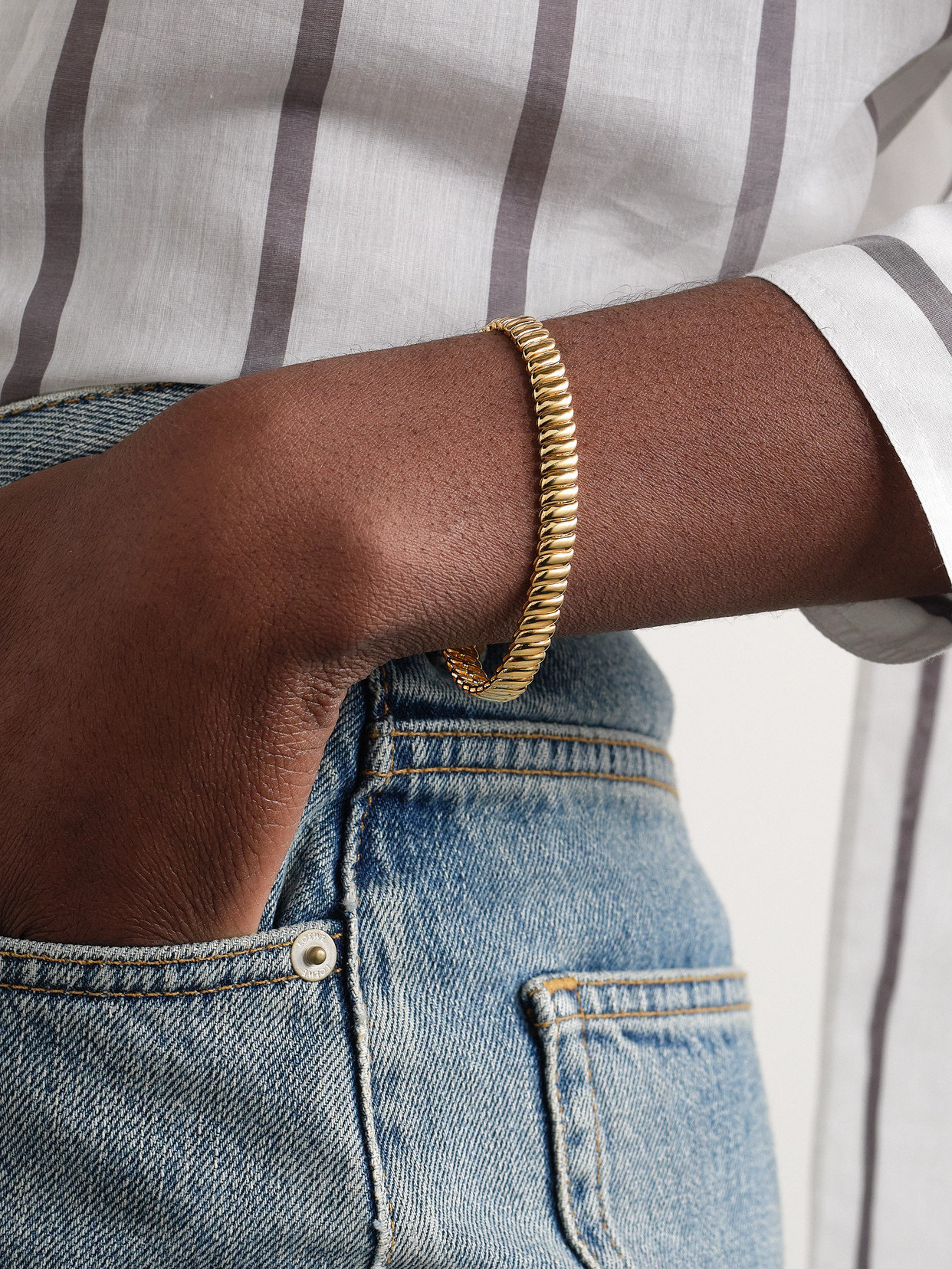 Anita Ko Zoe Classic 18-karat Gold Bracelet In Gold