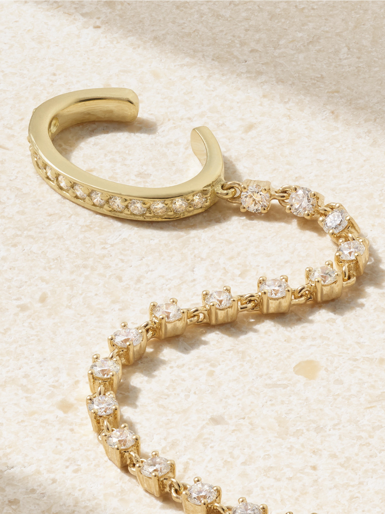 Anita Ko 18-karat Gold Diamond Ear Cuff In Gold