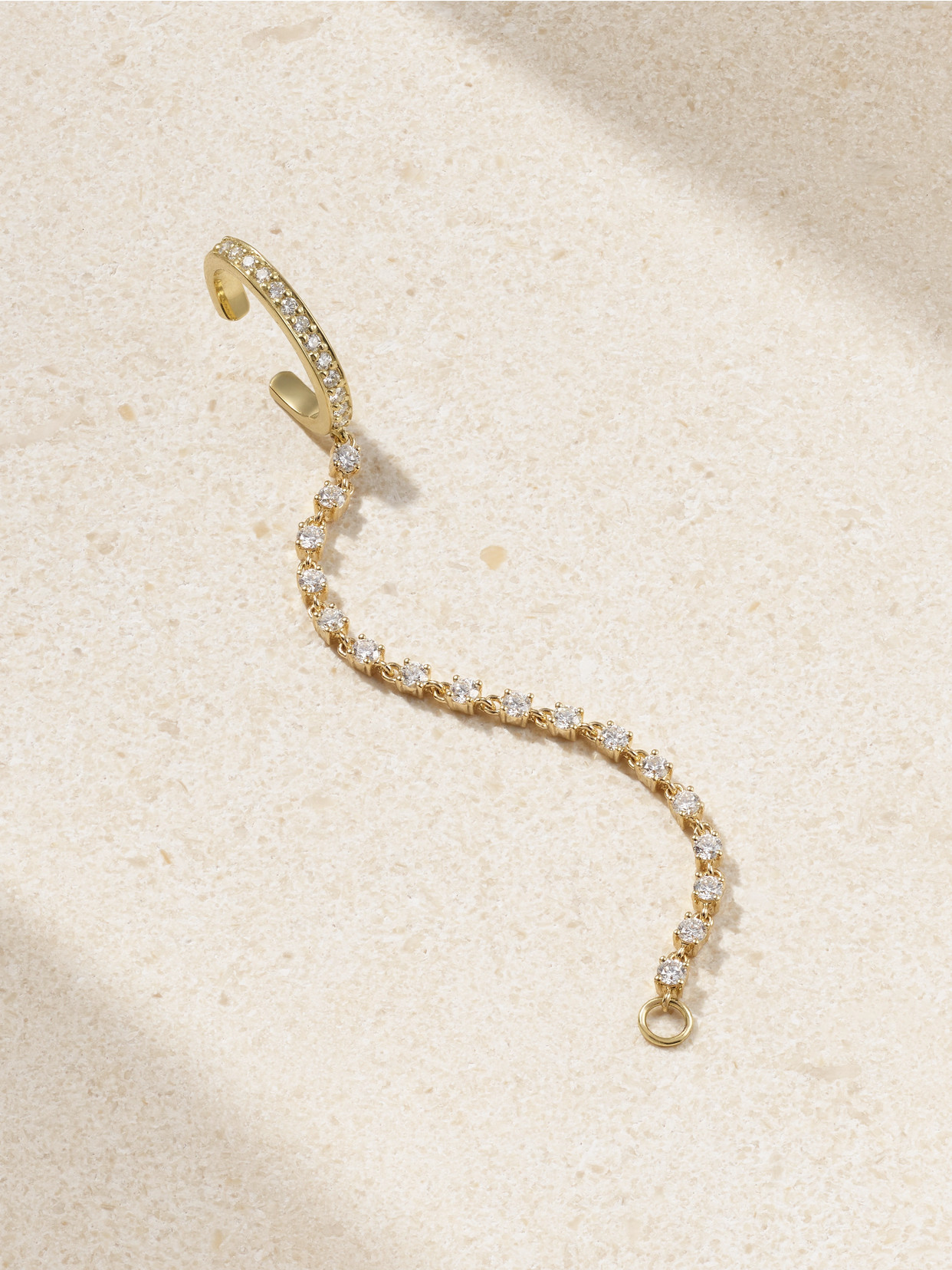 Anita Ko - 18-karat Gold Diamond Ear Cuff - One size