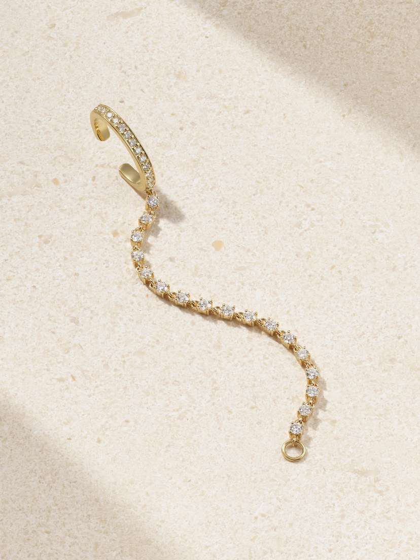 Anita Ko 18-karat Gold Diamond Ear Cuff