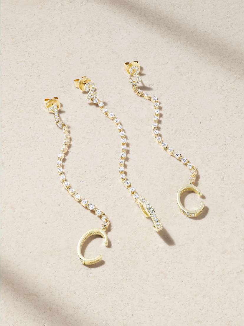 Anita Ko 8-karat Gold Diamond Earring