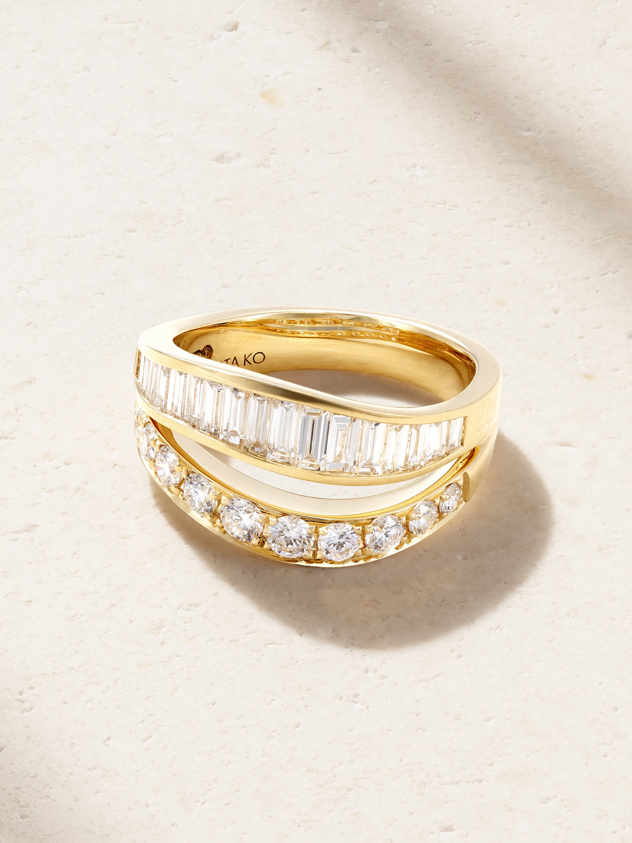 Anita Ko 18-karat Gold Diamond Ring