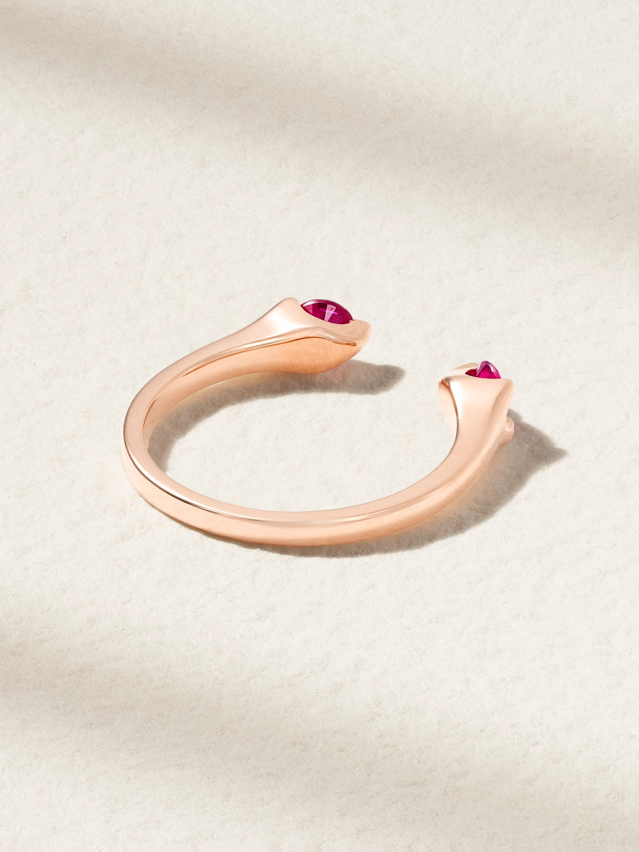 Anita Ko 18-karat Rose Gold Ruby Ring In Gold