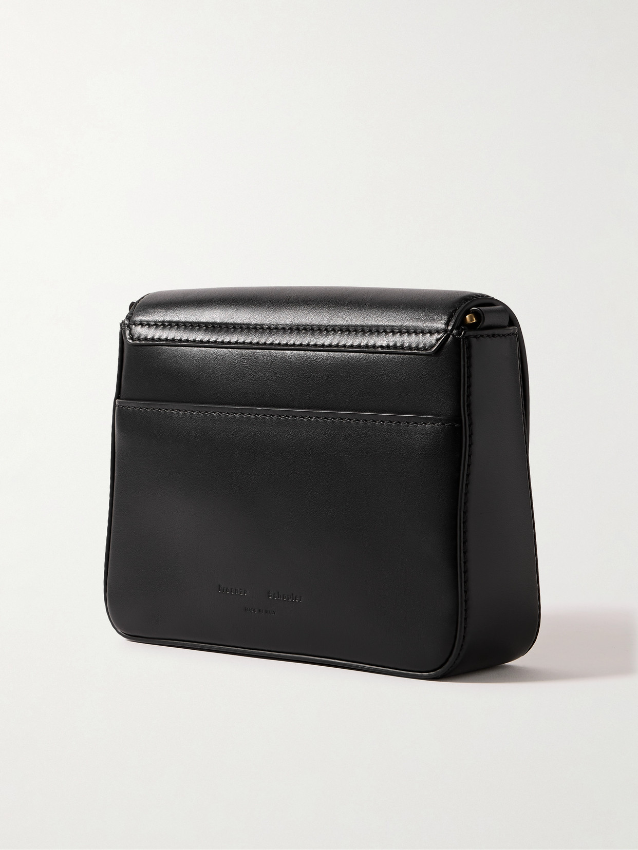 Proenza Schouler Box Leather Shoulder Bag In Black