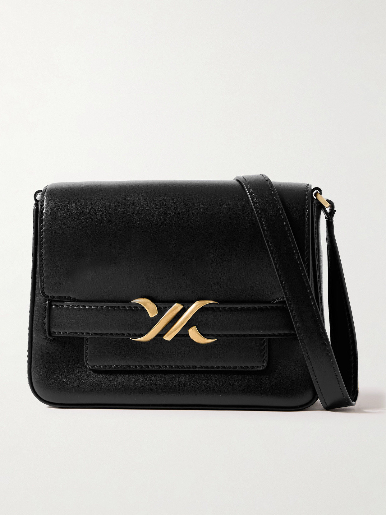 Proenza Schouler Box Leather Shoulder Bag In Black