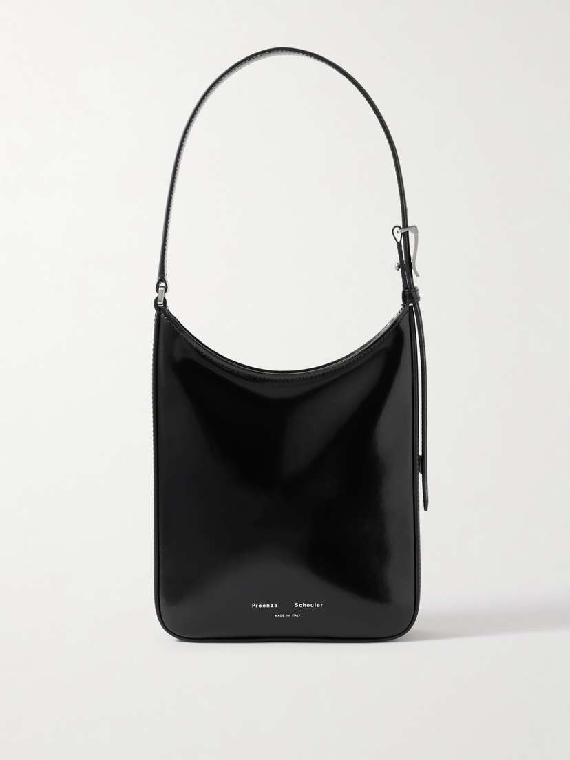 Proenza Schouler Slope Glossed-leather Shoulder Bag