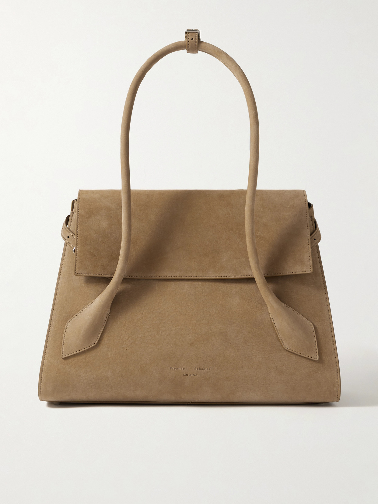Proenza Schouler Tate Suede Shoulder Bag In Brown