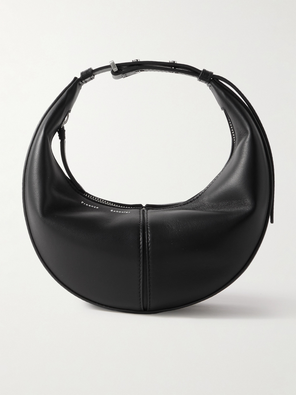 Proenza Schouler Slide Mini Paneled Leather Shoulder Bag In Black
