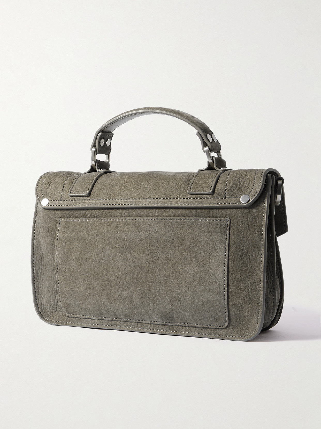 Proenza Schouler Ps1 Tiny Nubuck Shoulder Bag In Green