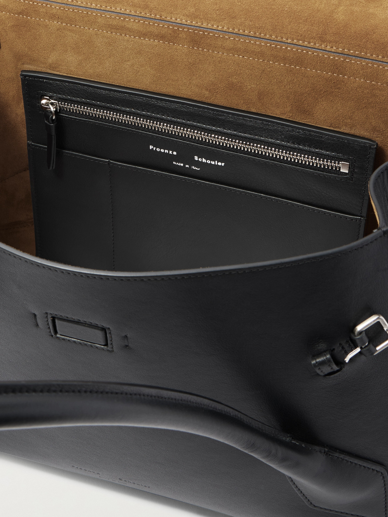 Proenza Schouler Tate Leather Shoulder Bag In Black