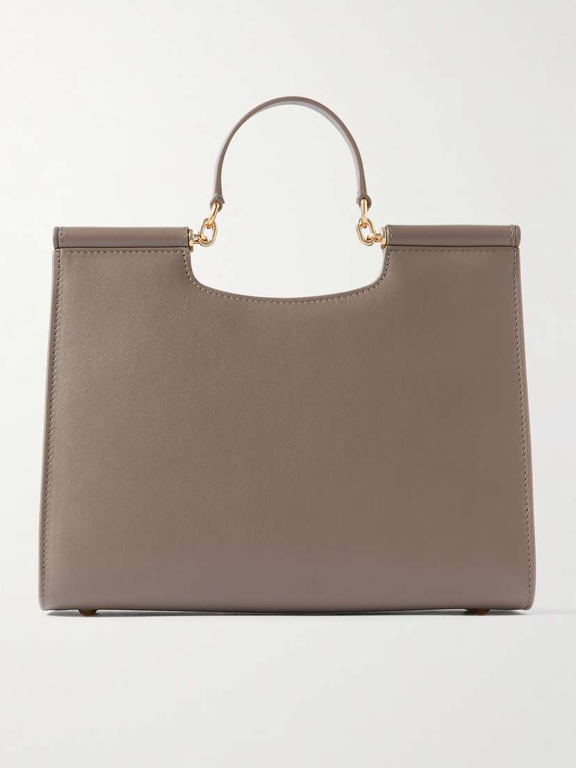 Dolce & Gabbana Sicily Shopper Small Leather Tote