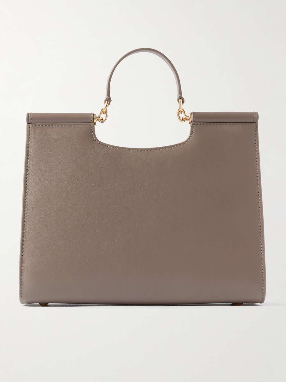 DOLCE&GABBANA Sicily Shopper 皮革小号手提包 | NET-A-PORTER