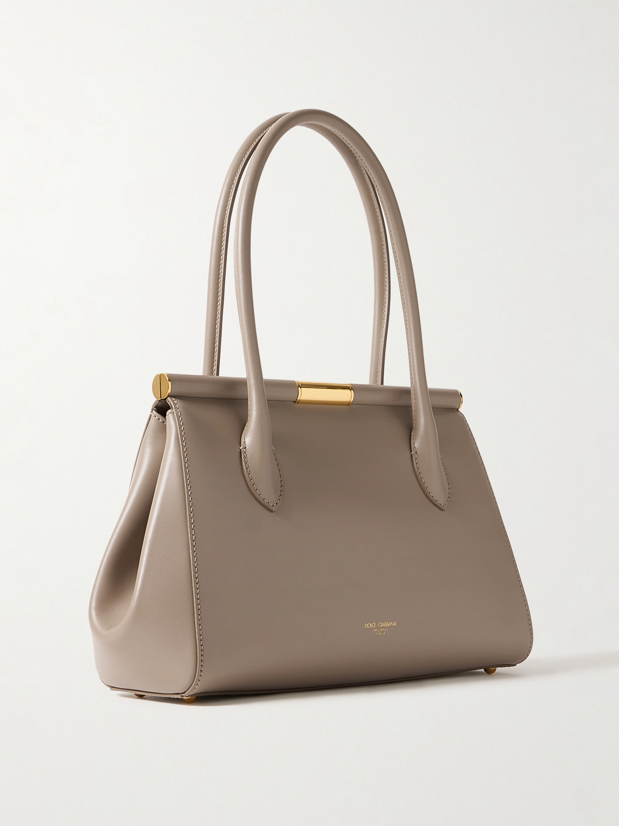 Dolce & Gabbana Marlene Everyday Leather Tote In Neutrals