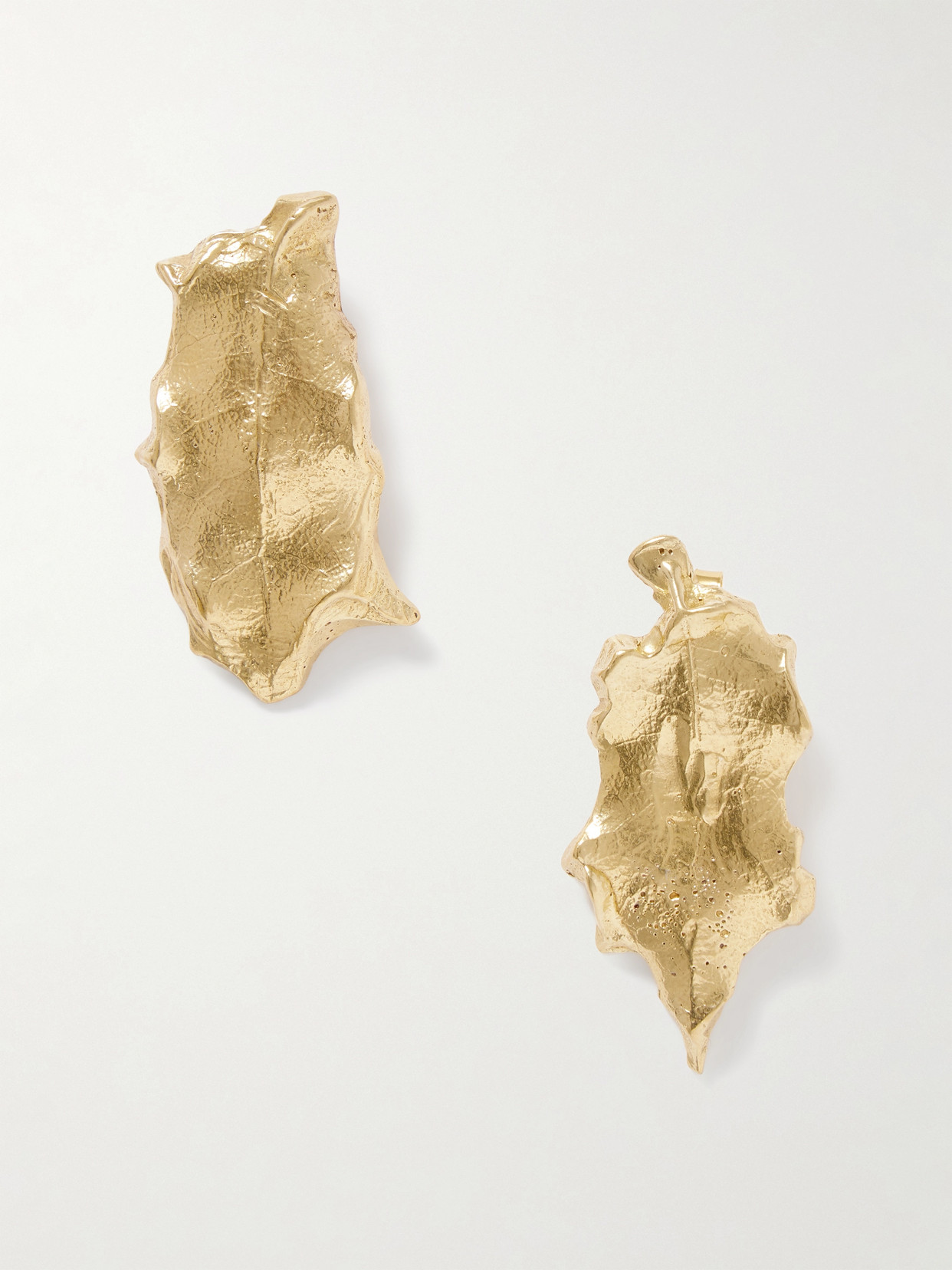 YSSO - Oak Gold-plated Earrings - One size