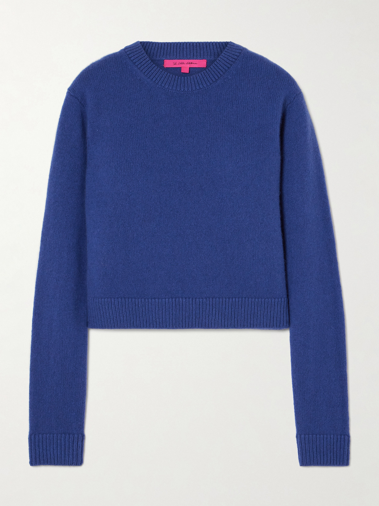 The Elder Statesman Cashmere Sweater In Blue