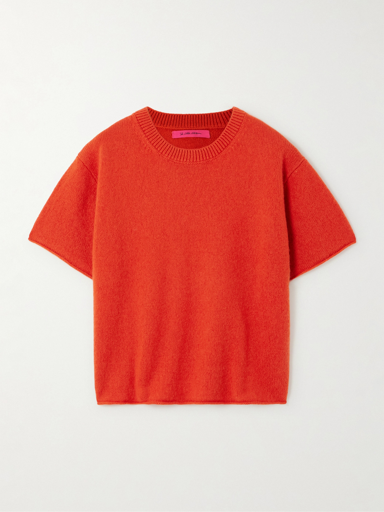 The Elder Statesman Cashmere Sweater In Red